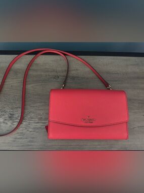 kate spade Coral-Red Crossbody Wallet